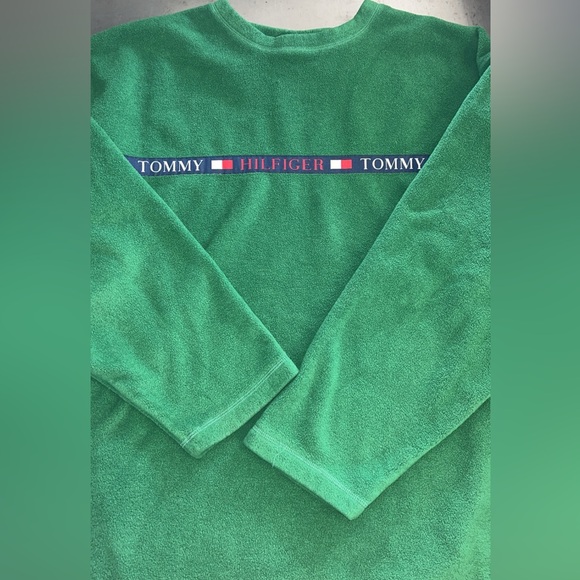 Tommy Hilfiger Other - Vintage Tommy Hilfiger Green Crewneck Fleece